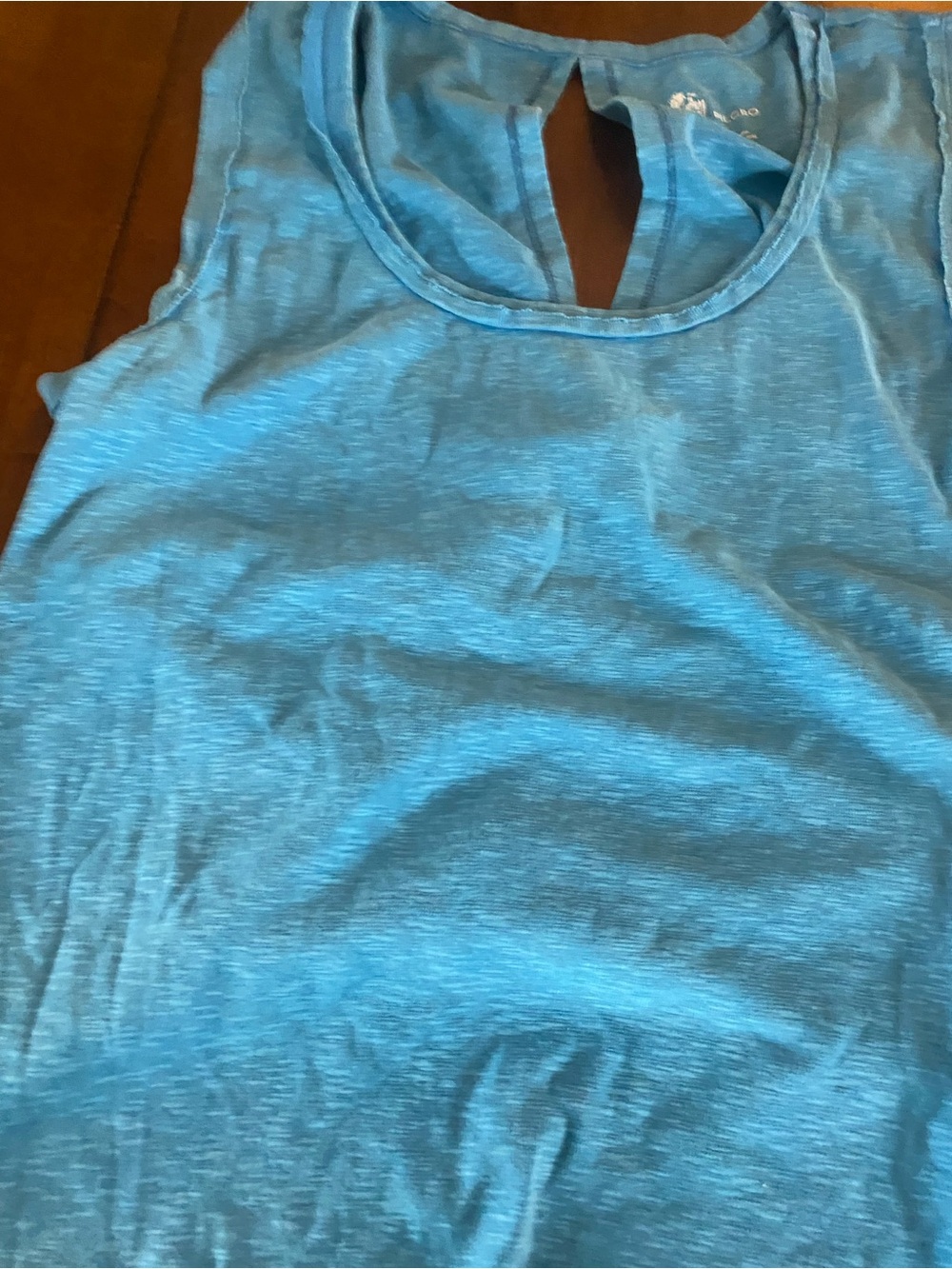 Anthropologie Pilcro Aqua Blue Sleeveless Keyhole Tank Top - Women NWT